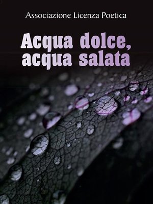 cover image of Acqua dolce, acqua salata